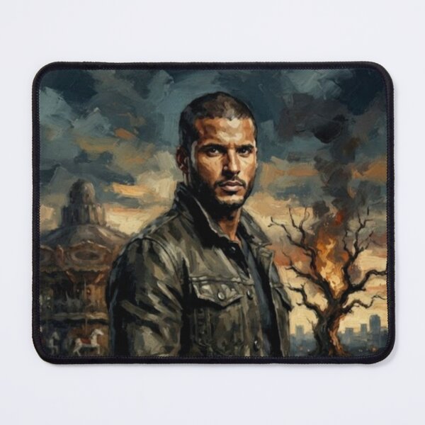 Item preview, American Gods Shadow Moon Urban Fantasy Thriller Tribute Art Poster designed and sold by Art's Diner.