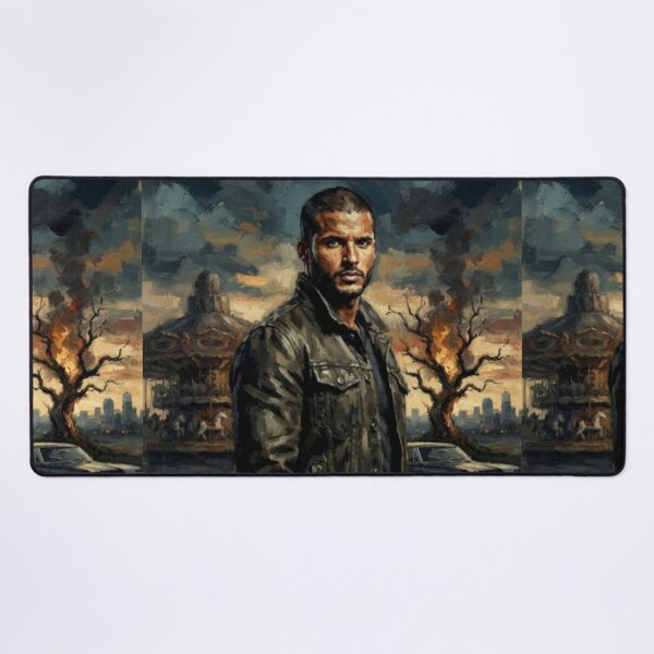 Item preview, American Gods Shadow Moon Urban Fantasy Thriller Tribute Art Poster designed and sold by Art's Diner.