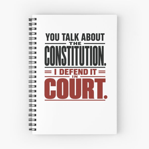 Item preview, You Talk About the Constitution, I Defend It in Court designed and sold by SilcrowDesign.