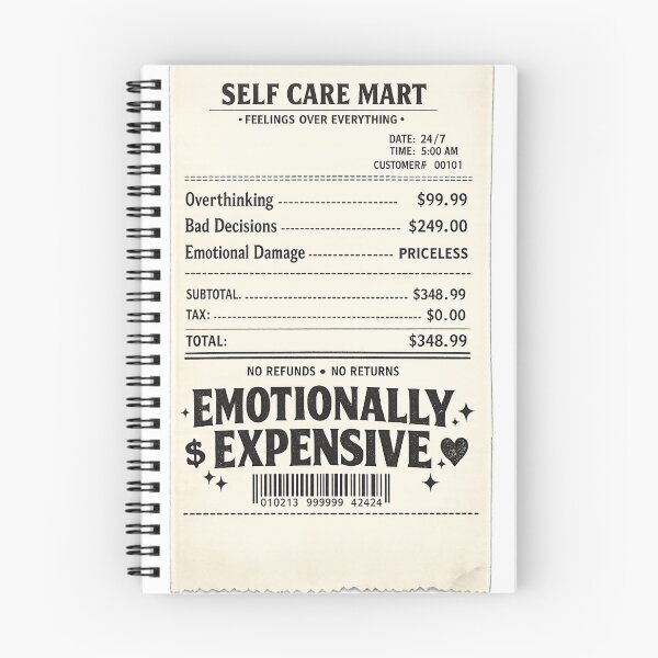 Item preview, Emotionally Expensive Vintage Receipt Humor designed and sold by SUreal Studio.