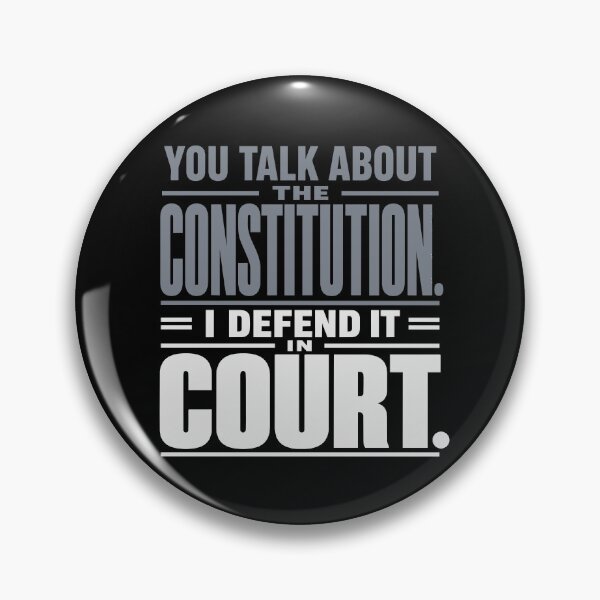 Item preview, You Talk About the Constitution, I Defend It in Court (Dark) designed and sold by SilcrowDesign.