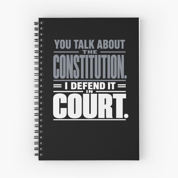 Item preview, You Talk About the Constitution, I Defend It in Court (Dark) designed and sold by SilcrowDesign.
