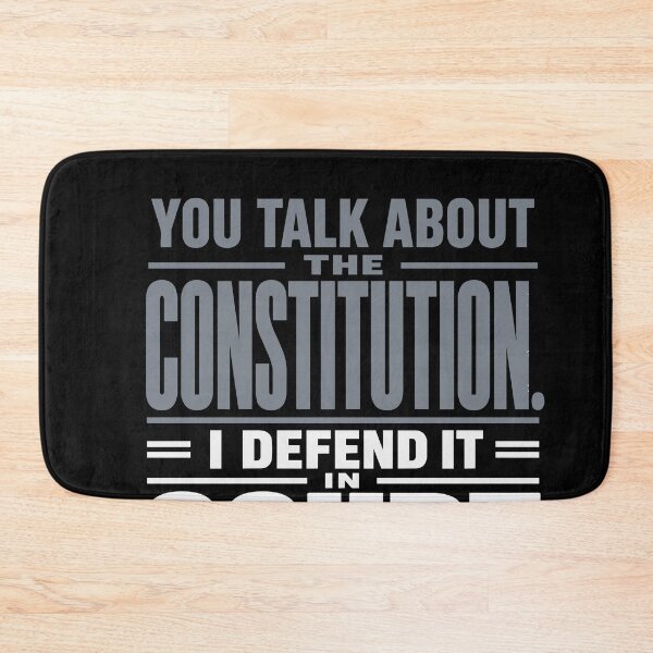Item preview, Tú hablas de la Constitución, yo la defiendo en los tribunales (Oscuro) designed and sold by SilcrowDesign.