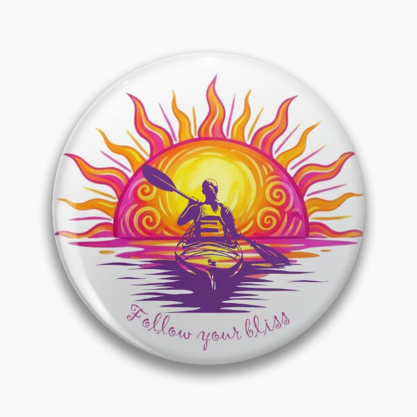 Item preview, Follow Your Bliss Kayak Girl designed and sold by South 500 Photography.
