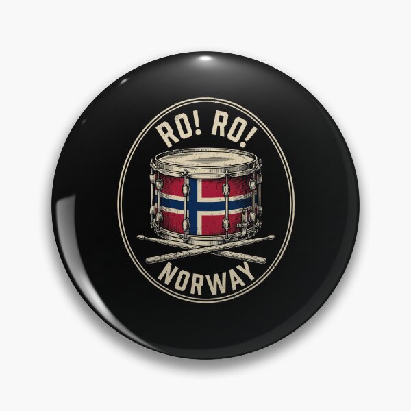 Item preview, Ro! Ro! Norway Norwegian Drummer Music Lover designed and sold by SofenArt.