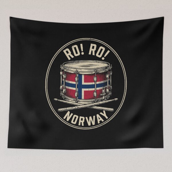 Item preview, Ro! Ro! Norway Norwegian Drummer Music Lover designed and sold by SofenArt.