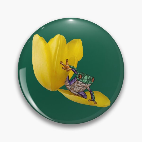 Item preview, Geometric Tree Frog On A Flower designed and sold by Hypedi.