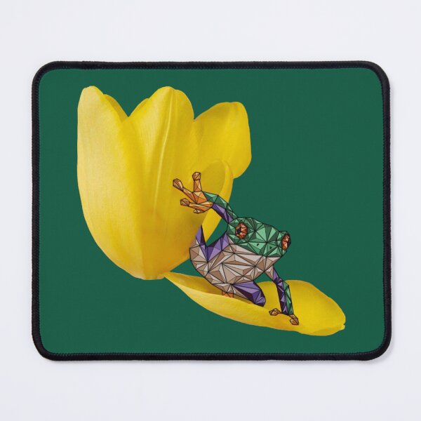Item preview, Geometric Tree Frog On A Flower designed and sold by Hypedi.