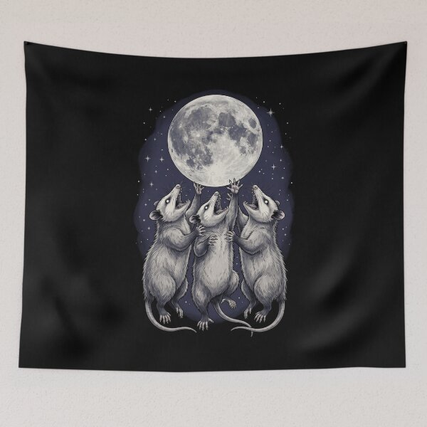 Item preview, Possum Moon Night Sky Opossum Wildlife Lover designed and sold by SofenArt.