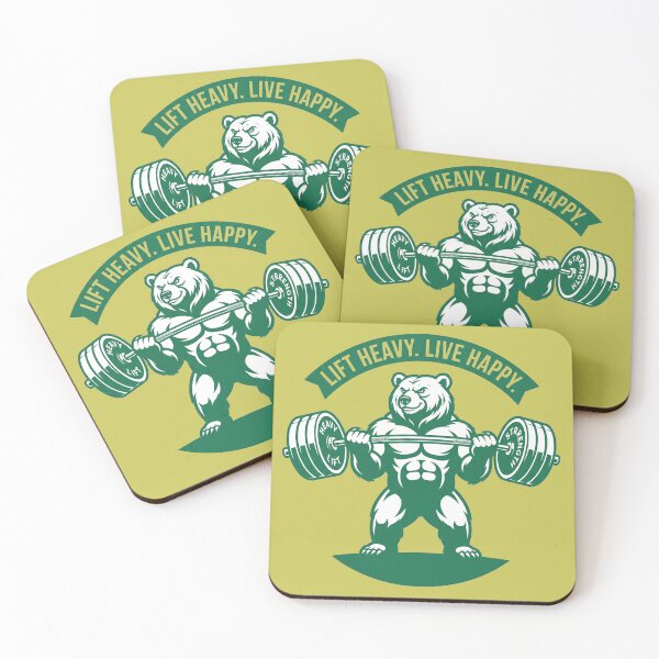 Item preview, Strong Bear Gym Motivation Design designed and sold by bolguzart.