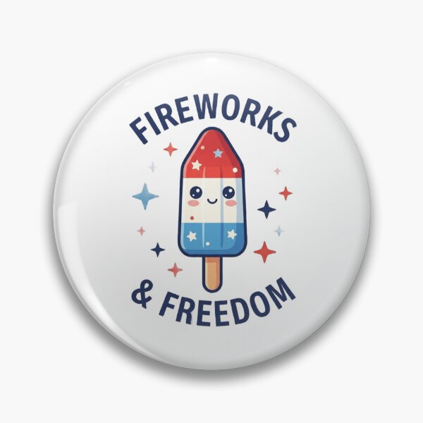 Item preview, Kawaii Popsicle Fireworks and Freedom Patriotic Summer designed and sold by InspiredCreatives.