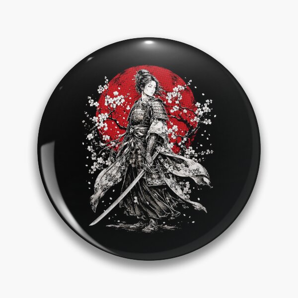 Item preview,  Vintage Female Samurai Warrior -  Japanese Warrior Woman - Samurai Girl designed and sold by SOUFIANE1991.