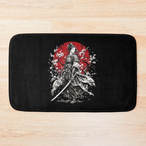 Item preview,  Vintage Female Samurai Warrior -  Japanese Warrior Woman - Samurai Girl designed and sold by SOUFIANE1991.