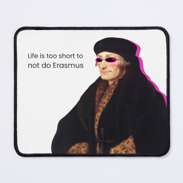 Item preview, Erasmus Life Sticker designed and sold by itsmadebyedu.