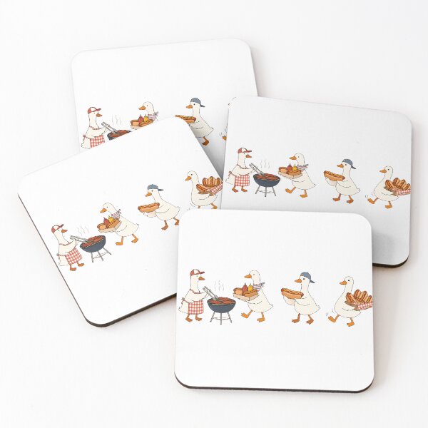 Item preview, Funny Hot Dog Goose BBQ Cookout Summer Foodie Humor Picnic designed and sold by VGAfanatic.