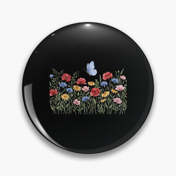 Item preview, Wildflower Garden Butterfly Floral Nature Lover designed and sold by SofenArt.
