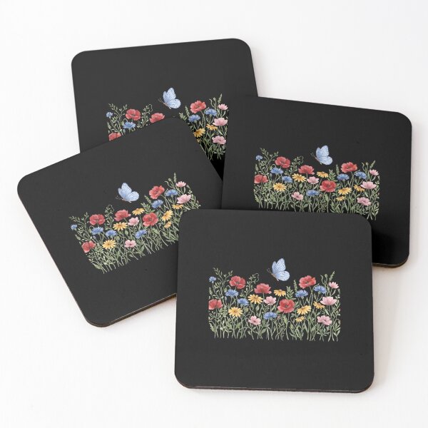 Item preview, Wildflower Garden Butterfly Floral Nature Lover designed and sold by SofenArt.