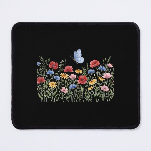 Item preview, Wildflower Garden Butterfly Floral Nature Lover designed and sold by SofenArt.