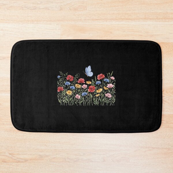 Item preview, Wildflower Garden Butterfly Floral Nature Lover designed and sold by SofenArt.