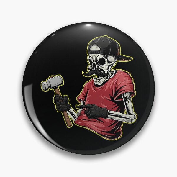 Item preview, Skull Sheet Metal Worker designed and sold by SartoYa.
