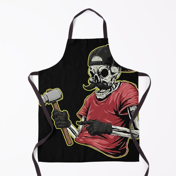 Aperçu de l'œuvre Skull Sheet Metal Worker créée et vendue par SartoYa.