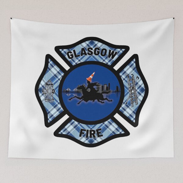 Item preview, Tartan Army Boston Maltese Cross - Glasgow Fire designed and sold by BerlinerKatzen.