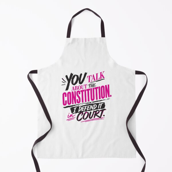 Item preview, You Talk About the Constitution, I Defend It in Court (Vibrant) designed and sold by SilcrowDesign.