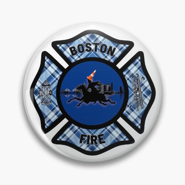 Item preview, Tartan Army Boston Maltese Cross - Boston Fire designed and sold by BerlinerKatzen.