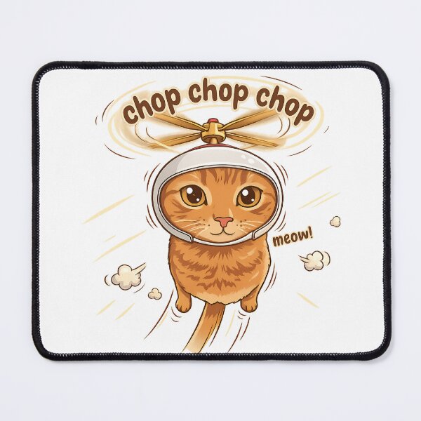 Item preview, Funny Helicopter Cat Chop Chop Meow Cute Kitten designed and sold by shredder3019.