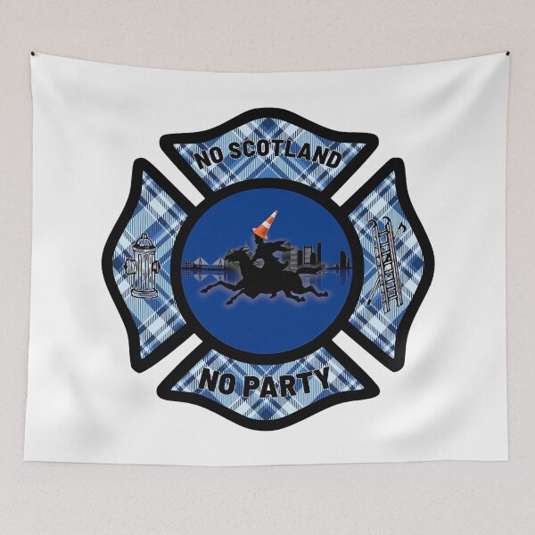 Item preview, Tartan Army Boston Maltese Cross - No Scotland No Party designed and sold by BerlinerKatzen.