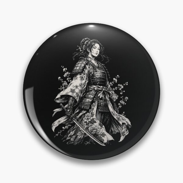 Item preview,  Vintage Female Samurai Warrior -  Japanese Warrior Woman - Samurai Girl designed and sold by SOUFIANE1991.