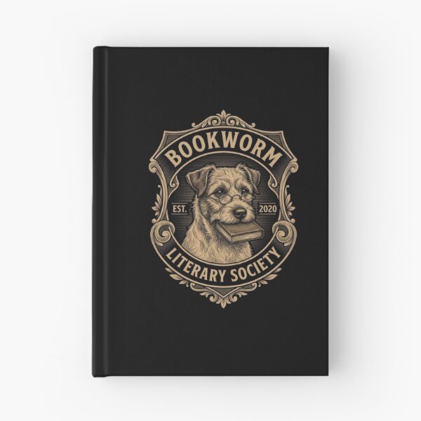 Item preview, Bookworm Literary Society Dog Book Reader Literature Lover designed and sold by SofenArt.