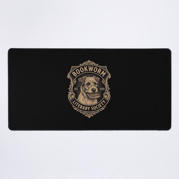 Item preview, Bookworm Literary Society Dog Book Reader Literature Lover designed and sold by SofenArt.