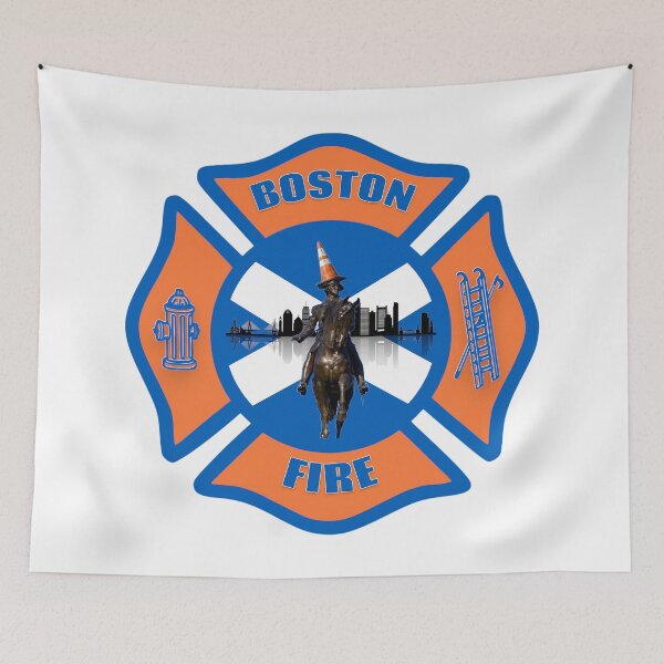 Item preview, Tartan Army Boston Maltese Cross - Boston Fire designed and sold by BerlinerKatzen.