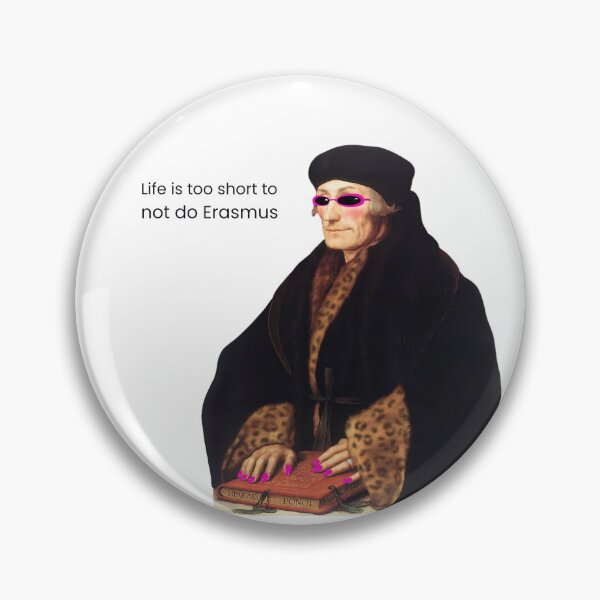 Item preview, Erasmus Life Sticker designed and sold by itsmadebyedu.