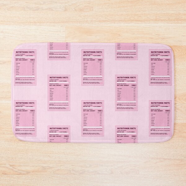 Item preview, Hot Girl Juice Box Nutritional Label Design, Pink Aesthetic Stationery and Home Decor, Hilarious Quotes designed and sold by SpringTeaDesigns.
