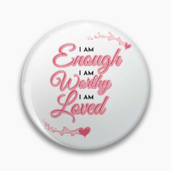 Item preview, I Am Enough, I Am Worthy, I Am Loved designed and sold by Mulenga Visualworks.
