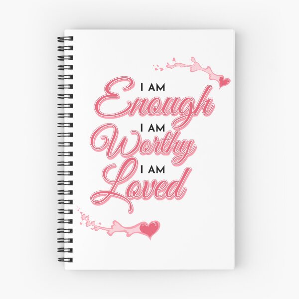 Item preview, I Am Enough, I Am Worthy, I Am Loved designed and sold by Mulenga Visualworks.
