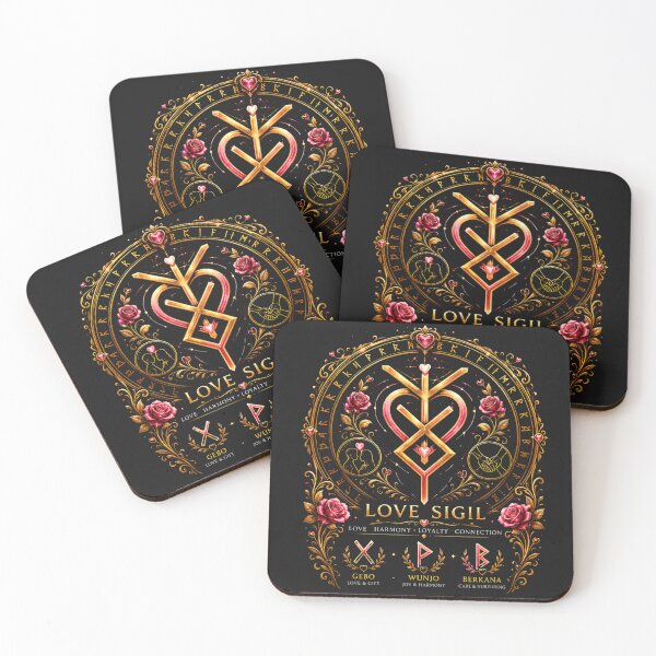 Item preview, Love Sigil Bind Rune | Norse Love Symbol designed and sold by Sksticker991.