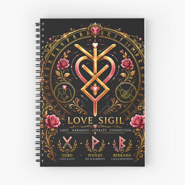 Item preview, Love Sigil Bind Rune | Norse Love Symbol designed and sold by Sksticker991.