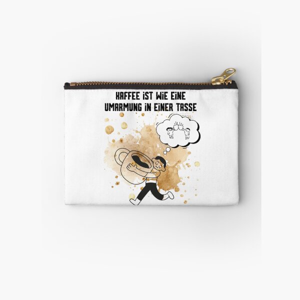 Item preview, Kaffee ist Wie Eine Umarmung Cozy Coffee Illustration designed and sold by AhmadAnnaPrints.
