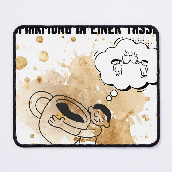 Item preview, Kaffee ist Wie Eine Umarmung Cozy Coffee Illustration designed and sold by AhmadAnnaPrints.