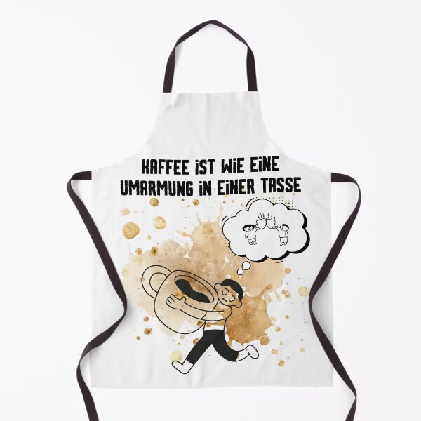 Artikelvorschau, Kaffee ist wie eine Umarmung Cozy Coffee Illustration entworfen und verkauft von AhmadAnnaPrints.
