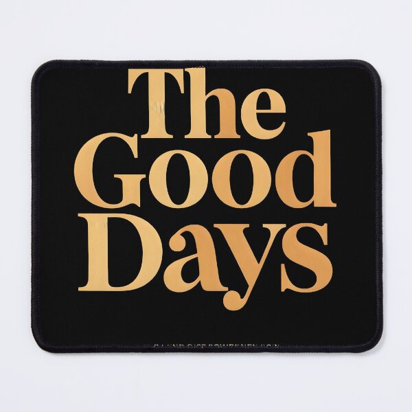 Item preview, The Good Days Retro Vintage Editorial Typography Gold designed and sold by KCasual.