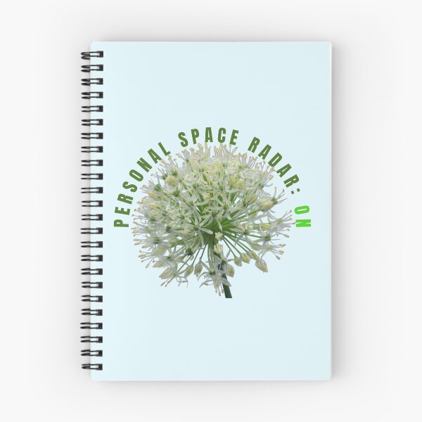 Item preview, Personal Space Radar On Funny Garlic Flower Introvert Meme designed and sold by JurateArt-DK.