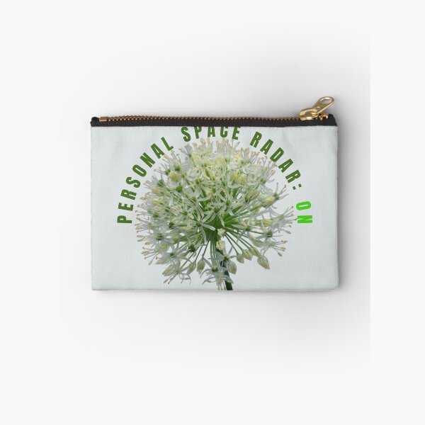 Item preview, Personal Space Radar On Funny Garlic Flower Introvert Meme designed and sold by JurateArt-DK.