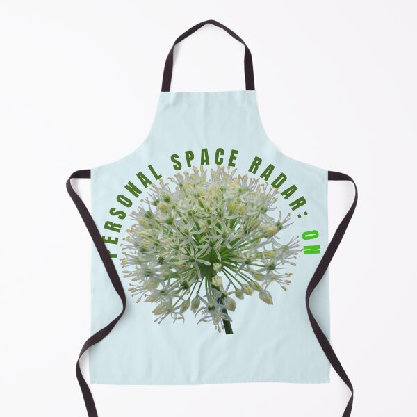 Item preview, Personal Space Radar On Funny Garlic Flower Introvert Meme designed and sold by JurateArt-DK.