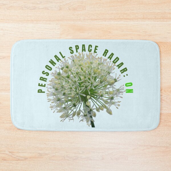 Item preview, Personal Space Radar On Funny Garlic Flower Introvert Meme designed and sold by JurateArt-DK.