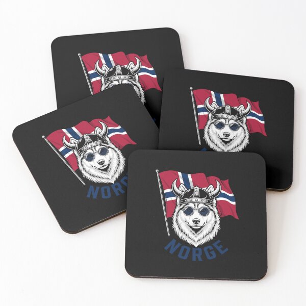 Item preview, Norge Norwegian Viking Husky Patriot Pride designed and sold by SofenArt.