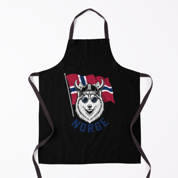 Item preview, Norge Norwegian Viking Husky Patriot Pride designed and sold by SofenArt.